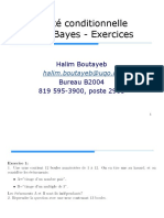 MAT1243 - Cours4a - Probabilité Conditionnelle Et Loi de Bayes - Exercices