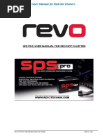 Revo SPS Pro Red Dot Operating Manual