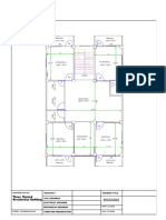 Three Storied Residential Building: Architect Drawing Title