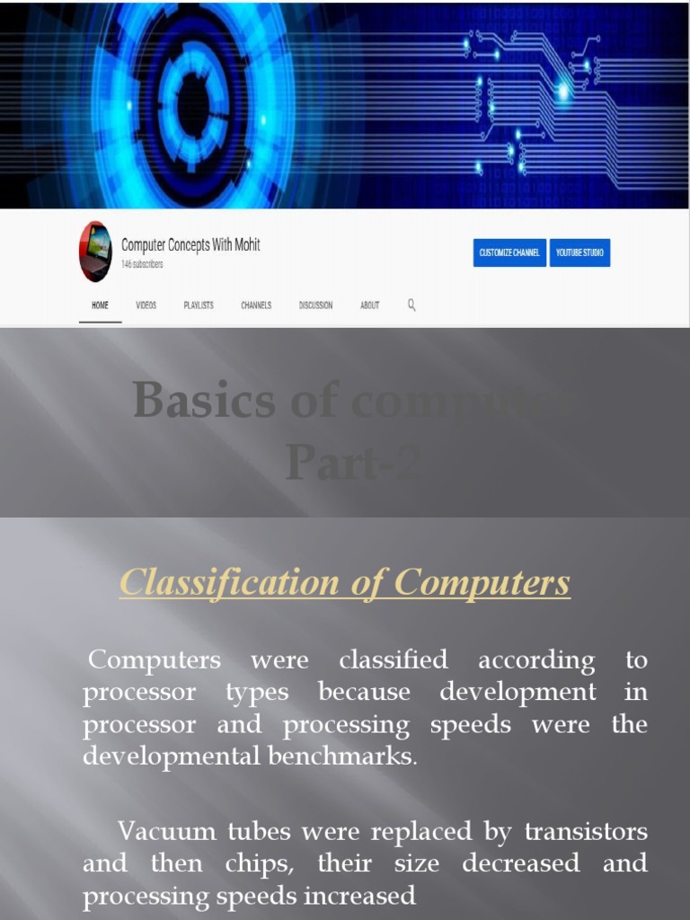 Classification of Computers | PDF | Laptop | Desktop Computer
