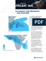 Eutelsat 16A: High Power Capacity For Broadcast and Telecoms