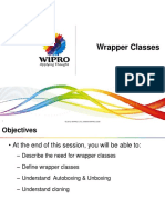 1.wrapper Classes