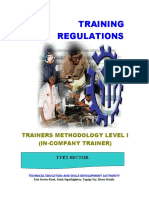 TR - TM Level I (In-Company Trainer)