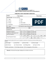 Form 0014: Heavy Machinery Inspection: Disi - Mudawarra To Amman Water Conveyance System Project