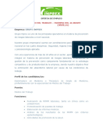 Oferta de Empleo Medico Del Trabajo