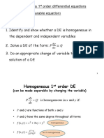 U1L3 (S) Homogeneous First Order ODE