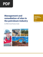 Management and Remediation of Sites in The Petroleum Industry