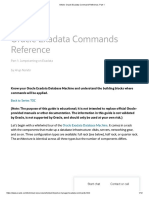 Article - Oracle Exadata Command Reference, Part 1