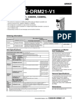 C200HW-DRM21-V1: Master Unit For CS1, C200HX, C200HG, C200HE, and C200HS