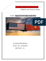 Be Project - Us China Trade War