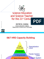 Science Education and Science Teacher For The 21 Century: Ester B. Ogena