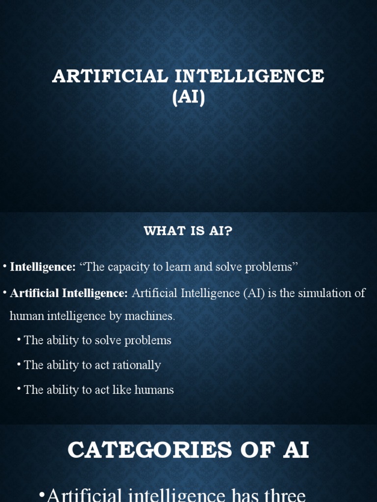 Understanding Artificial Intelligence Basics | PDF | Cognition ...