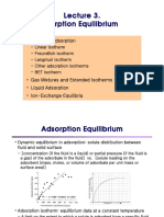 Sorption Equilibrium: - Pure Gas Adsorption