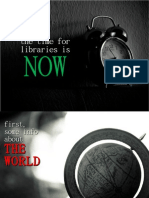 The Time For Libraries Is: Thewikima N