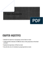 Final Accounts With Case Solution & Dindorf Solution