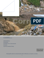 Contamiancion del rio mantaro y suelo aledaño