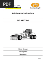 Maintenance Instructions: BG 190TA-4