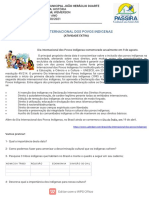 Dia Internacional Dos Povos Indigenas - 9 Ano