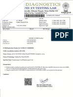 COVID-19 PCR Test Report