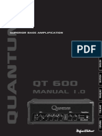 Hughes & Kettner Quantum QT600 Manual