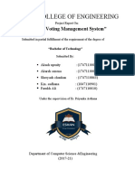 Advanced e-Voting Project Report