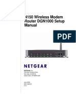 N150 Wireless Modem Router DGN1000 Setup Manual: Netgear, Inc