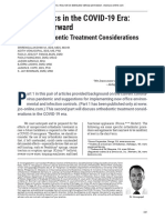 Part 2 Orthodontic Treatment Considerations