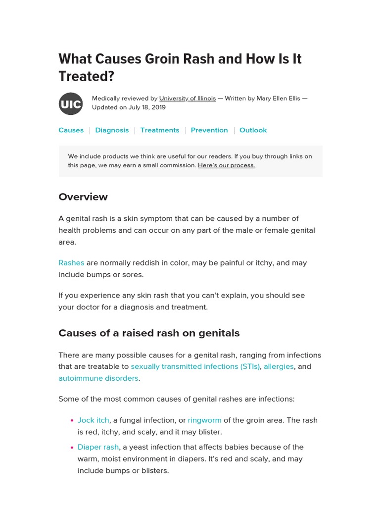 Jock Itch Causes, Symptoms, and Treatments 1627880858481 PDF Sexually Transmitted