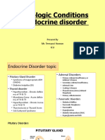 Pathologic Conditios of Endocrine Disorder.