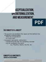 MEASURING CONCEPTS