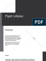 Pipet Volume