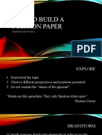 How to Build a Strong Position Paper