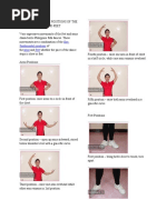 Five Fundamental Positions of The Arms and Feet