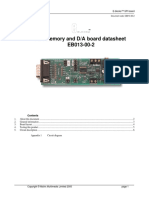 SPI Memory and D - A Board Datasheet