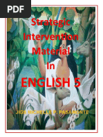 Strategic Intervention Material In: English 5