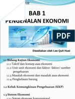 Bab 1 Pengenalan Ekonomi