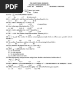 MCQs For Class XII Maths