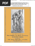 Milo First Course in Bodybuilding Muscle Development by Alan Calvert Part One