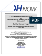 PDHNow Florida Building Code Structural Design 2017-881