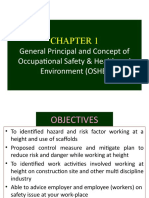 General Principal and Concept of Occupational Safety & Health and Environment (OSHE)