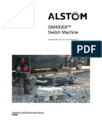 GM4000Aâ - Switch Machine - Alstom