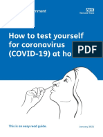 Testing Yourself For Coronavirus Easy Read