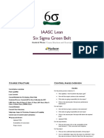 Iaasc Lean Six Sigma Green Belt: Control Phase: Course Structure and Overview