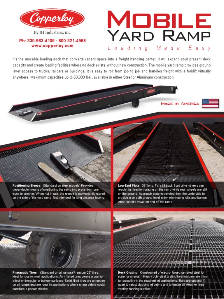 Yard Ramp: Loading Made Easy | PDF | Tire | Forklift