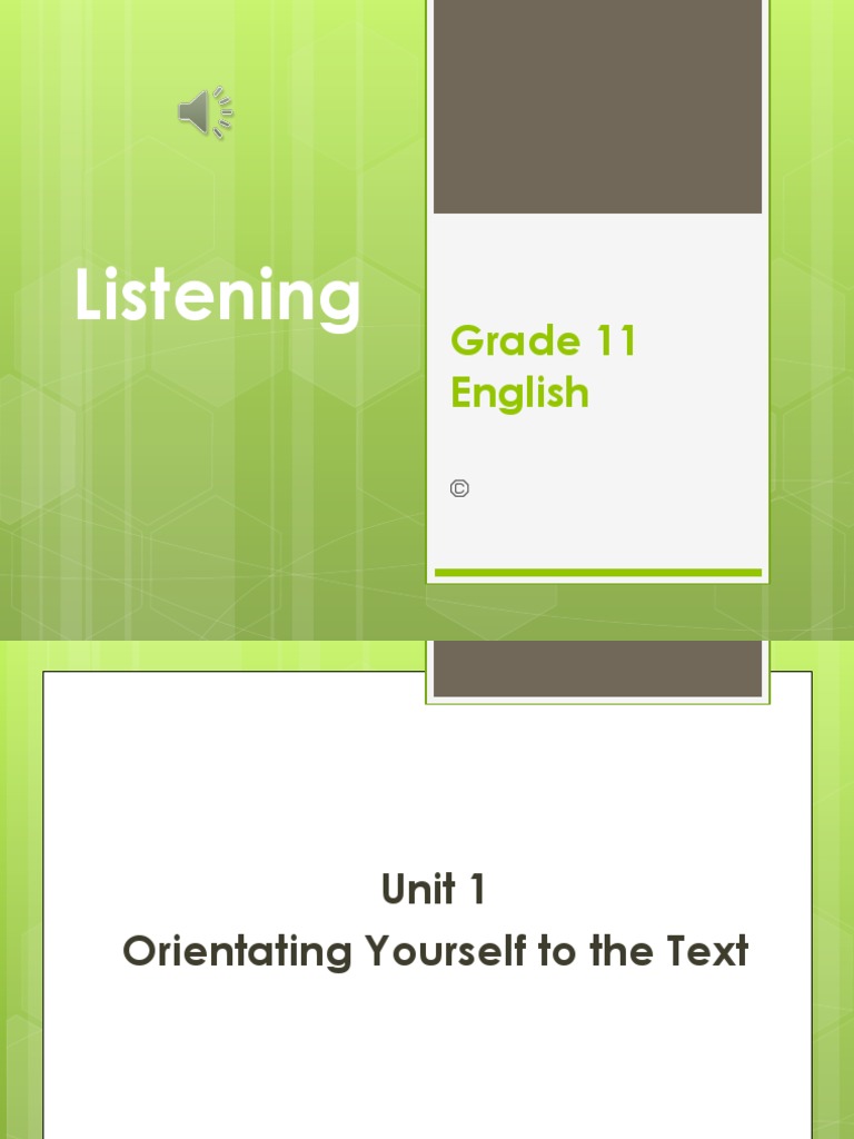 Announcement Listening Test Sample PDF Science