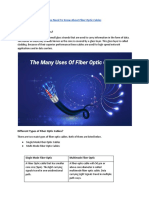 All You Need To Know About Fiber Optic Cables