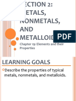19.2 Metals Nonmetals and Metalloids