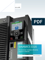 SINAMICS G120: Conversor modular eficiente de 0,55 a 250 kW