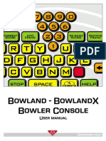 Bowland - BowlandX Bowler Console