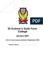 ST Andrews College Subject Booklet 2021 Final Version